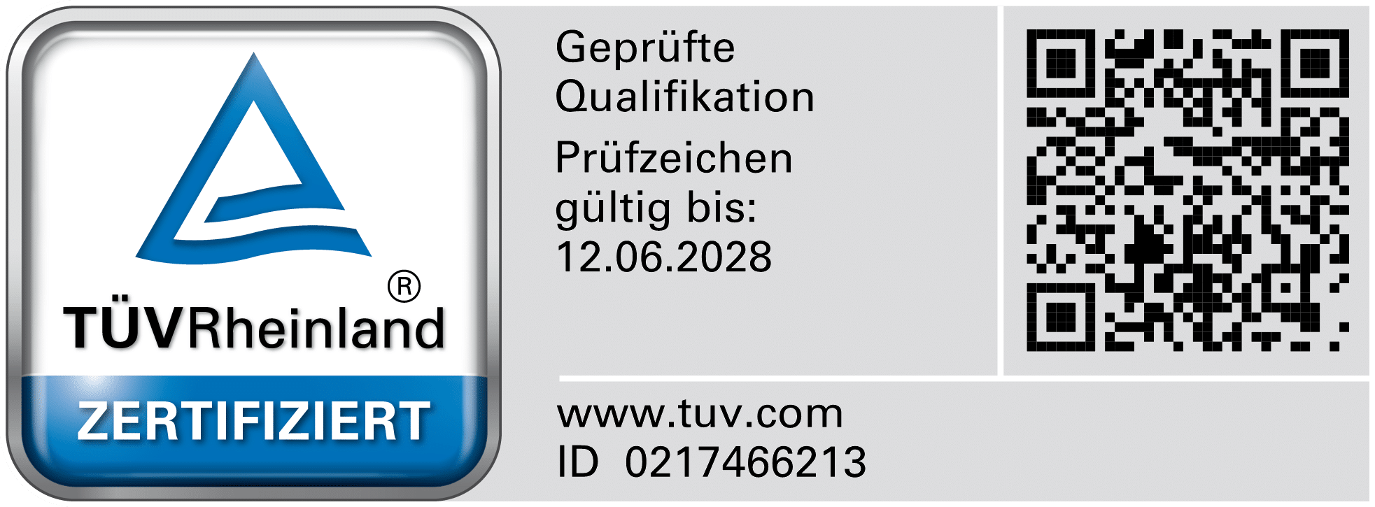 TR Testmark 0217466213 DE CMYK with QR Code