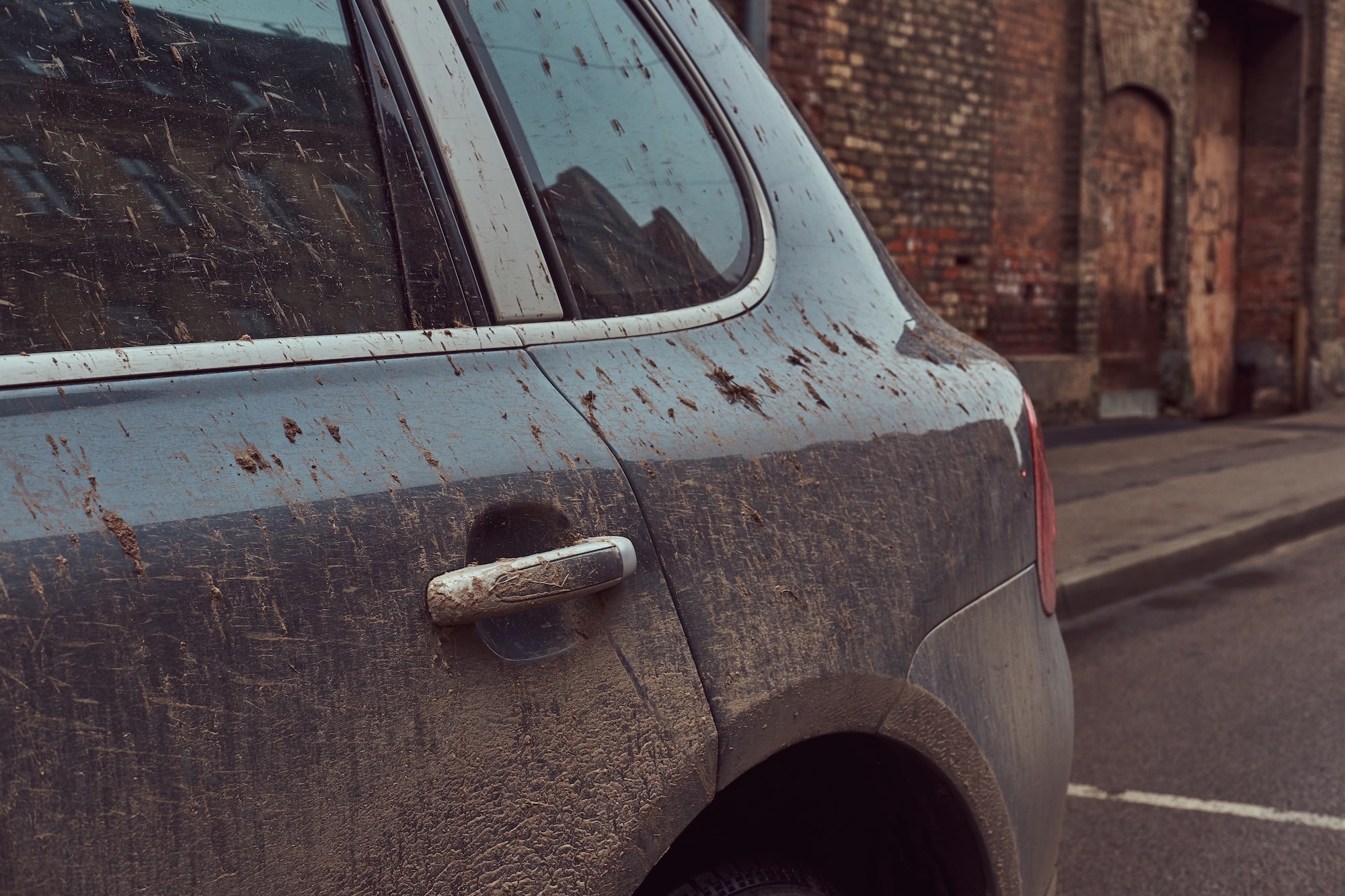 close up image of a dirty car after a trip around 2026 01 07 01 20 59 utc